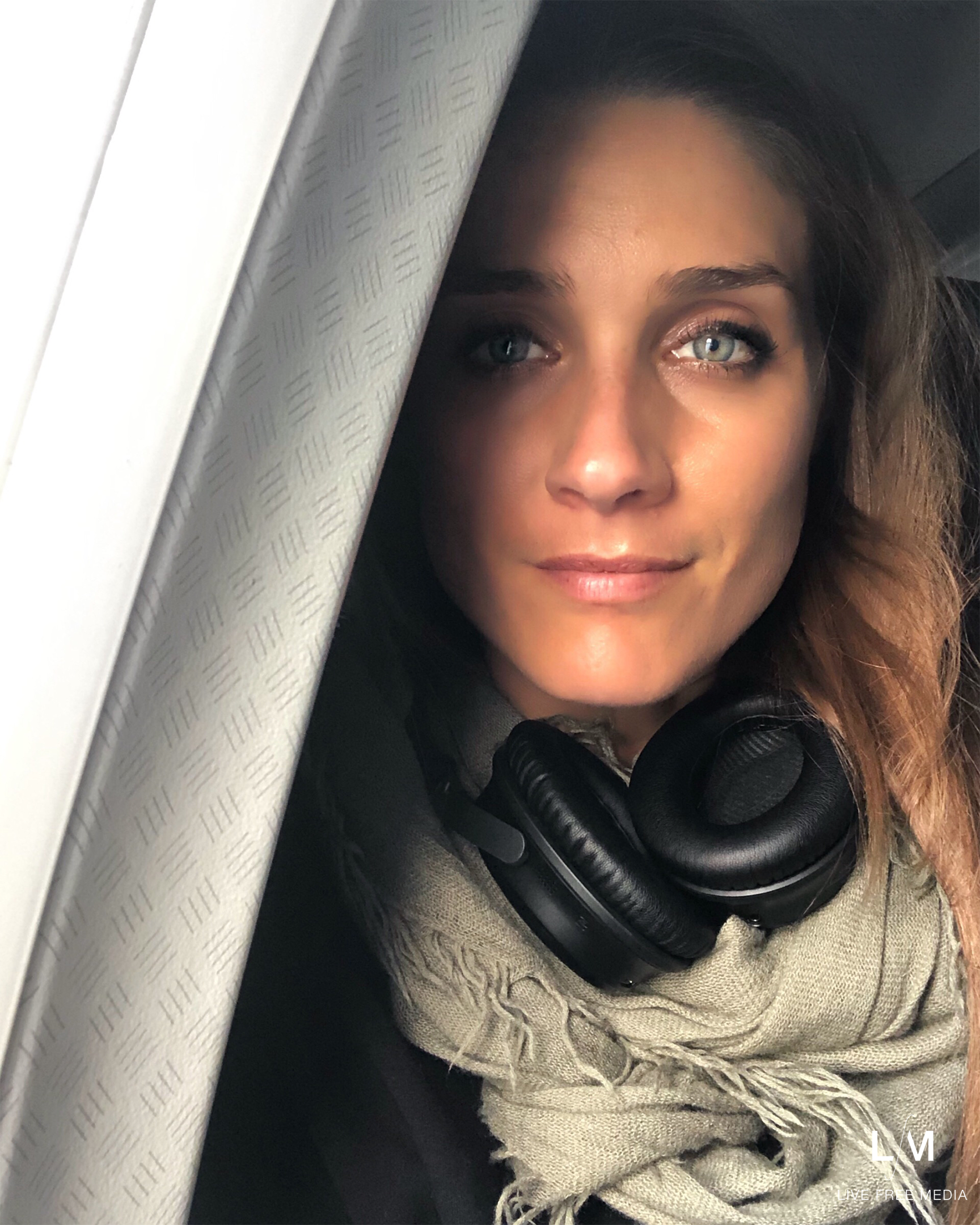 Noise-cancelling headphones are in my carry-on travel bag